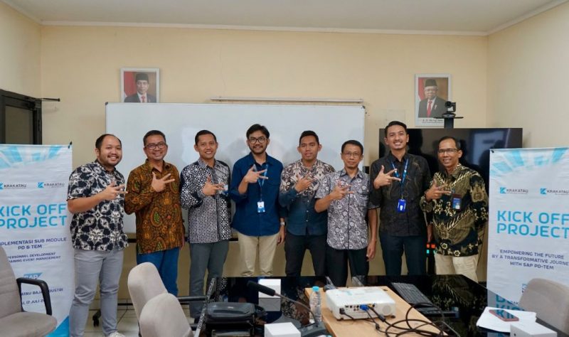 Kembali Jalin Kolaborasi, Krakatau IT Gelar Kick Off Implementasi SAP PD TEM di KBI
