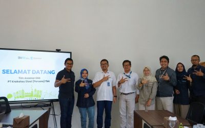 Tingkatkan Prinsip Keberlanjutan, Krakatau IT Terima Kunjungan Tim Asesor ESG Krakatau Steel